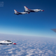 Illustration for article titled Watch The Thunderbirds Gas Up From A KC-135 On Their Way To Florida For the Daytona 500